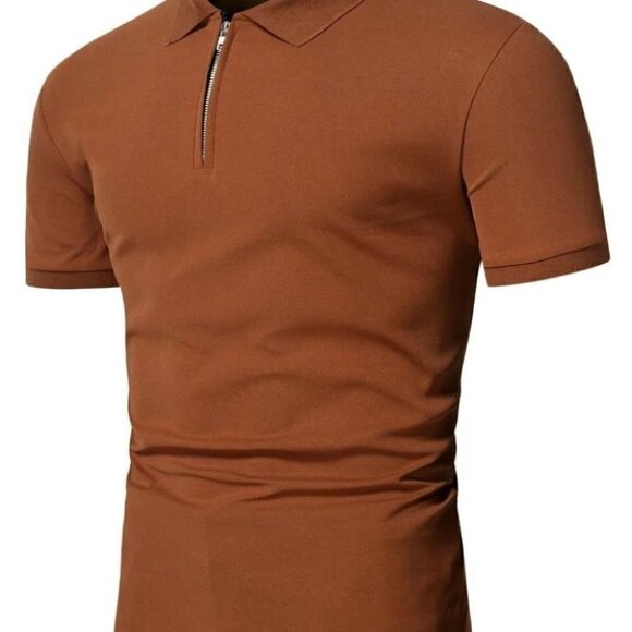 Brown Mens Polo Shirt - Picture 3 of 5